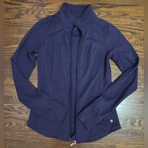 BuffBunny Navy Blue Zip Up Jacket